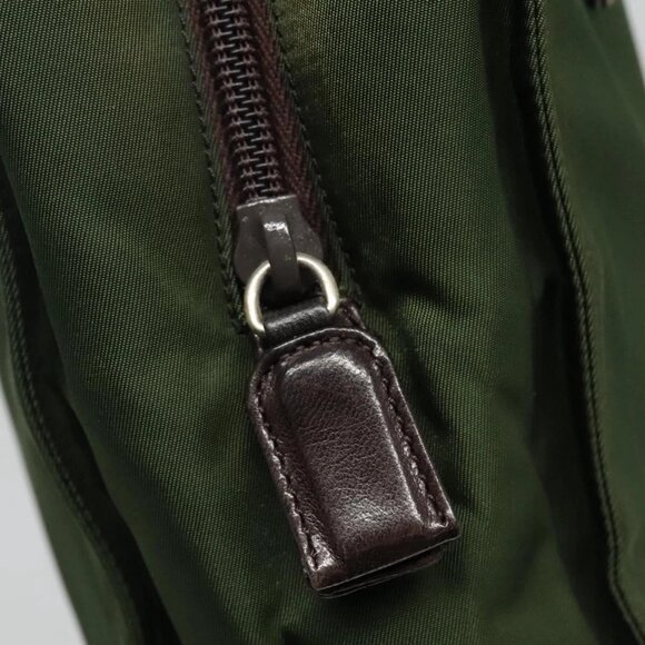 PRADA Hand Bag Nylon Khaki Auth - Picture 8 of 16